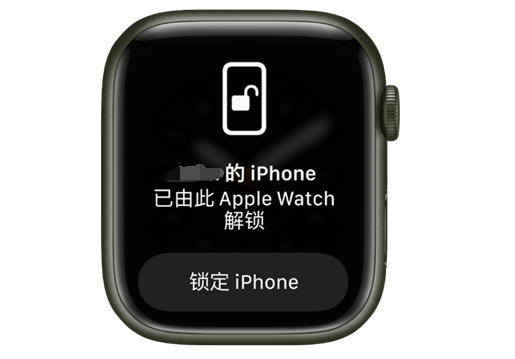 北镇苹果手机维修分享用 AppleWatch 解锁配备面容 ID 的 iPhone方法 