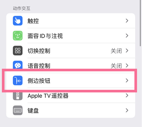 北镇苹果14维修店分享iPhone14 Plus侧键双击下载功能关闭方法 