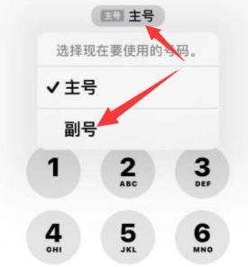 北镇苹果14维修店分享iPhone 14 Pro Max使用副卡打电话的方法 